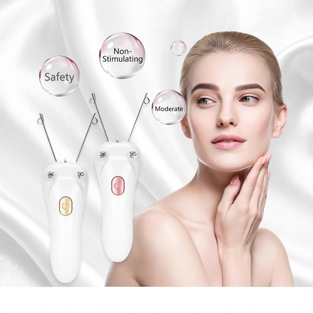 Butterfly Design Electric Threading Epilator Facial Hair Remover Machine