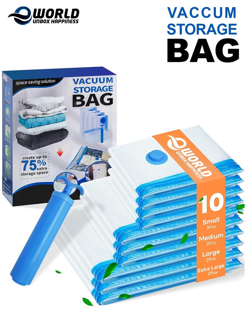 Vacuum Storage Bags with Hand Pump – Space-Saving Compression Bags for Clothes