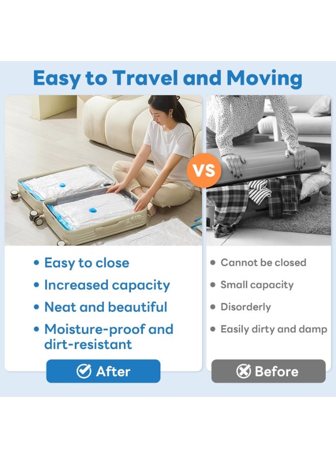 Vacuum Storage Bags with Hand Pump – Space-Saving Compression Bags for Clothes